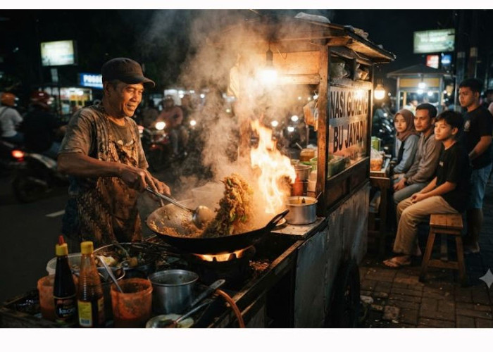Nasi Goreng Gerobak, Favorit Saat Lapar Malam Hari, Amankah untuk Kesehatan?