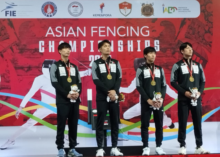 Tim Putra Jepang Sabet Emas Lagi Dari Degen Putra, Pastikan Juara Umum Kejuaraan Anggar Asia 2025 