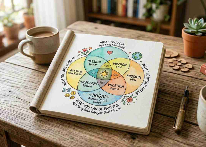Bukan Sekadar Hobi! Terapkan Konsep Ikigai, Temukan Passion yang Benar-benar Menghasilkan Uang untuk Karir Mas