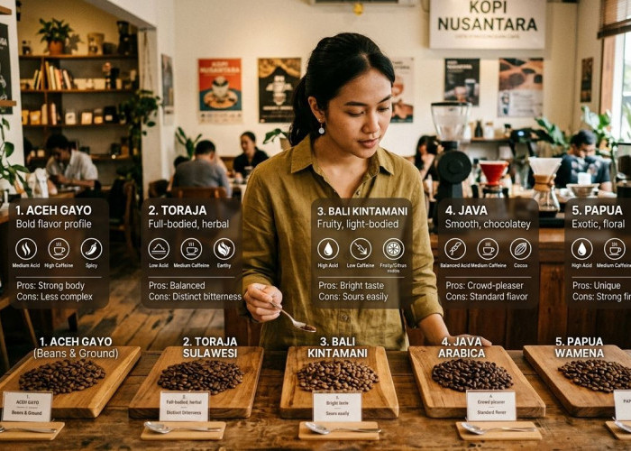Pecinta Kopi Wajib Tahu! Ini Perbedaan Jenis Kopi di Indonesia Beserta Plus Minusnya