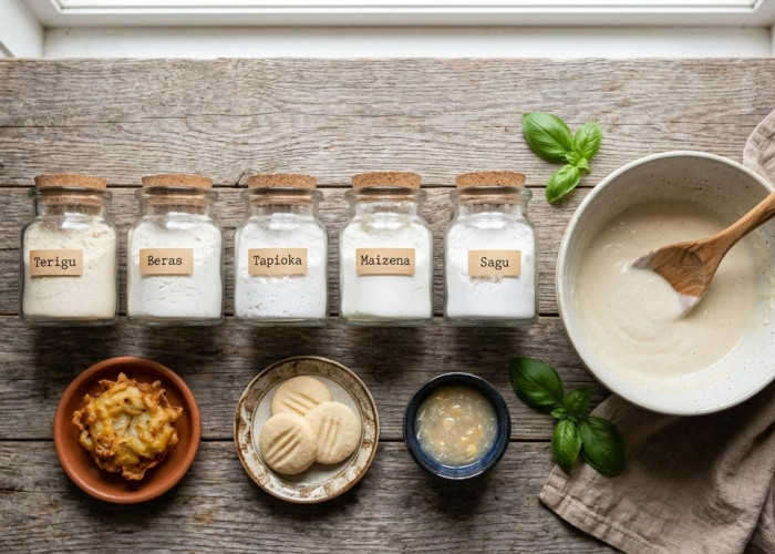 Dari Gorengan hingga Kue Sehat: Kenali Jenis Tepung Favorit Rumah Tangga