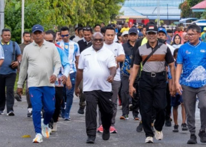 Car Free Day Perdana Resmi Digelar di Nabire, Gubernur Papua Tengah Pimpin Langsung