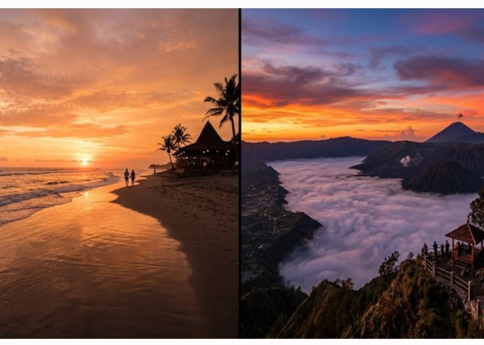 Keindahan Sunset di Pantai dan Pegunungan, Mana yang Lebih Memikat?