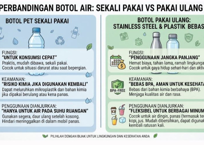 Sering Isi Ulang Botol Air Mineral Anak? Ketahui Dulu Risiko dan Aturan Amannya