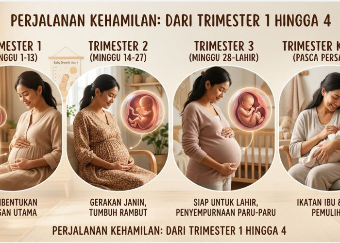 Ibu Hamil Wajib Tahu! Ini Perkembangan Janin dari Trimester 1 sampai 4