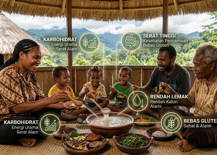Kenali Papeda, Kuliner Khas Papua Tengah yang Kaya Energi dan Rendah Lemak