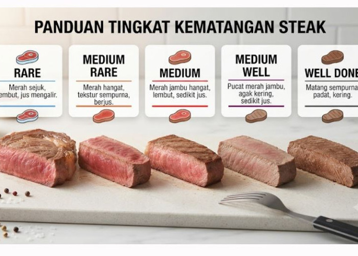 Steak, Hidangan Daging Favorit Dunia yang Lezat dan Kaya Protein