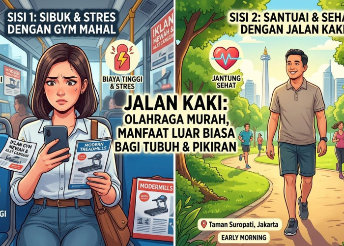 Sering Dianggap Sepele, Jalan Kaki Punya Manfaat Luar Biasa untuk Tubuh dan Pikiran