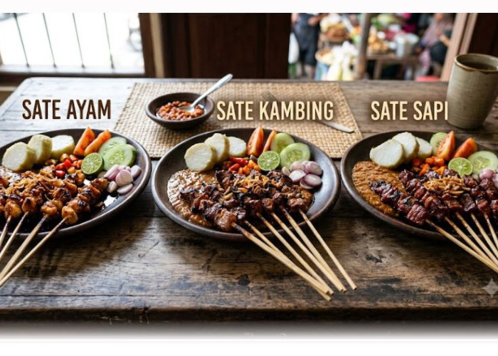 Bingung Pilih Sate? Kenali Perbedaan Sate Ayam, Kambing, dan Sapi dari Sisi Kesehatan