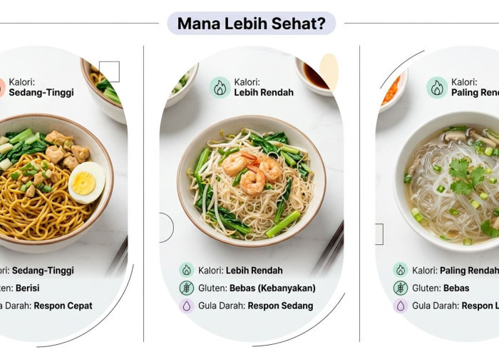 Mie vs Bihun vs Soun: Jangan Salah Pilih! Ini yang Paling Sehat untuk Tubuh Anda