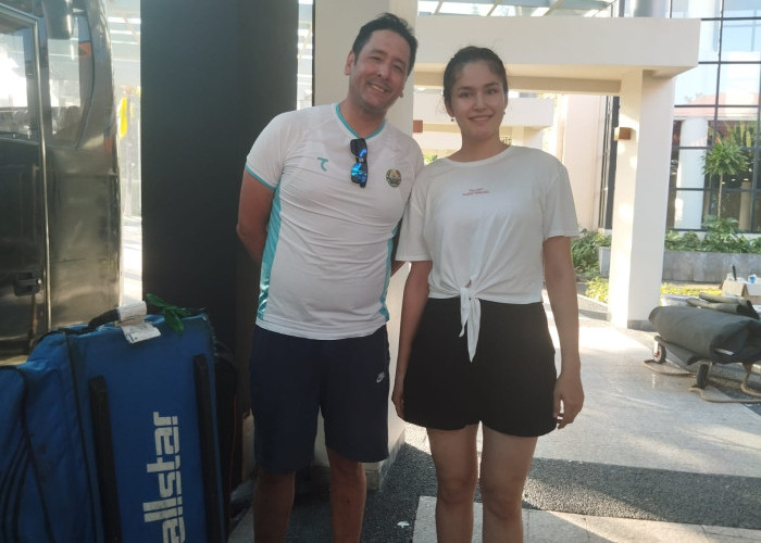 Atlet Anggar Uzbekistan Murzataeva Dilnaz Kagumi Keindahan Bali