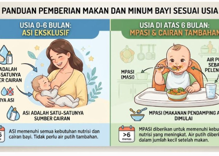 Jangan Asal Memberi Air Putih pada Bayi, Ketahui Usia yang Tepat dan Risikonya