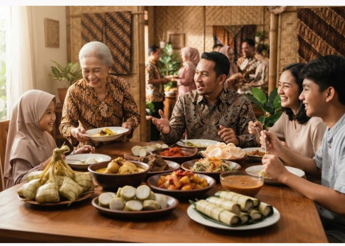 Lontong dan Lepet, Dua Jajanan Tradisional yang Selalu Punya Tempat di Meja Lebaran