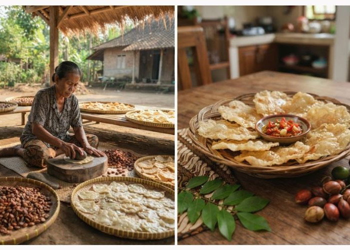 Emping, Camilan Tradisional dari Melinjo yang Gurih dengan Rasa Pahit Khas