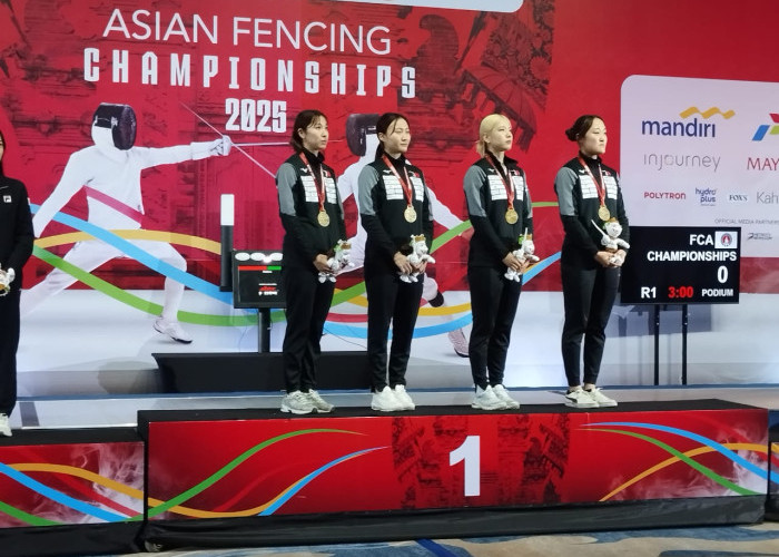 Rebut Emas Keenam, Tim Putri Sabel Putri Jepang Kukuhkan Dominasi Jepang di Kejuaraan Anggar Asia 2025