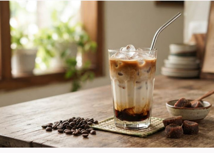 Tak Perlu Beli di Kafe, Begini Cara Membuat Kopi Susu Gula Aren Sendiri di Rumah