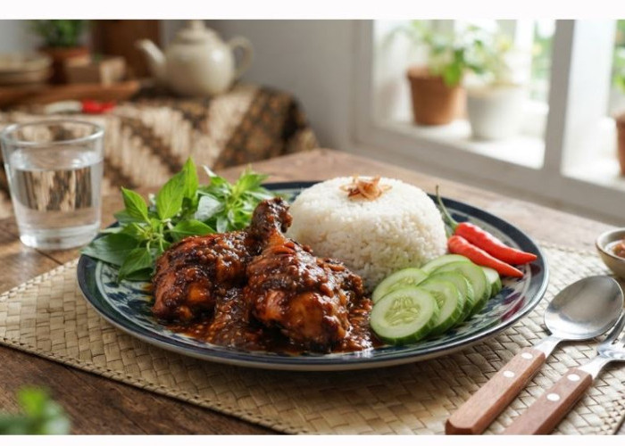 Menu Makan Siang Istimewa: Resep Ayam Bumbu Rujak dengan Kuah Bumbu yang Kaya Rasa