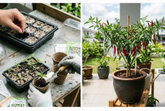 Cara Mudah Menanam Cabai di Pot, dari Bibit hingga Panen di Rumah