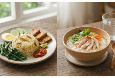 Tak Perlu Khawatir Sarapan Berat, Ini Cara Membuat Nasi Uduk dan Bubur Ayam Lebih Sehat